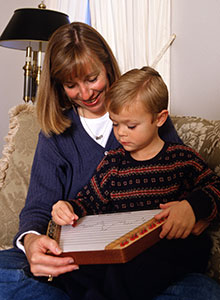 kids can play the music maker lap harp